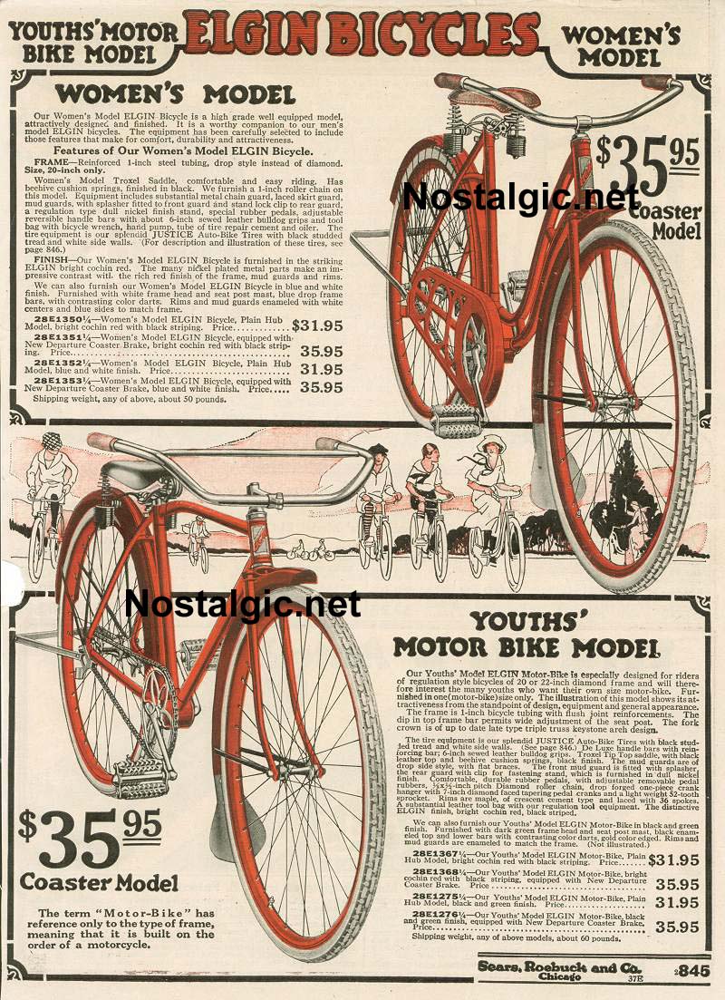 1910’s Elgin Catalog Pages Picture 3 Dave's Vintage Bicycles